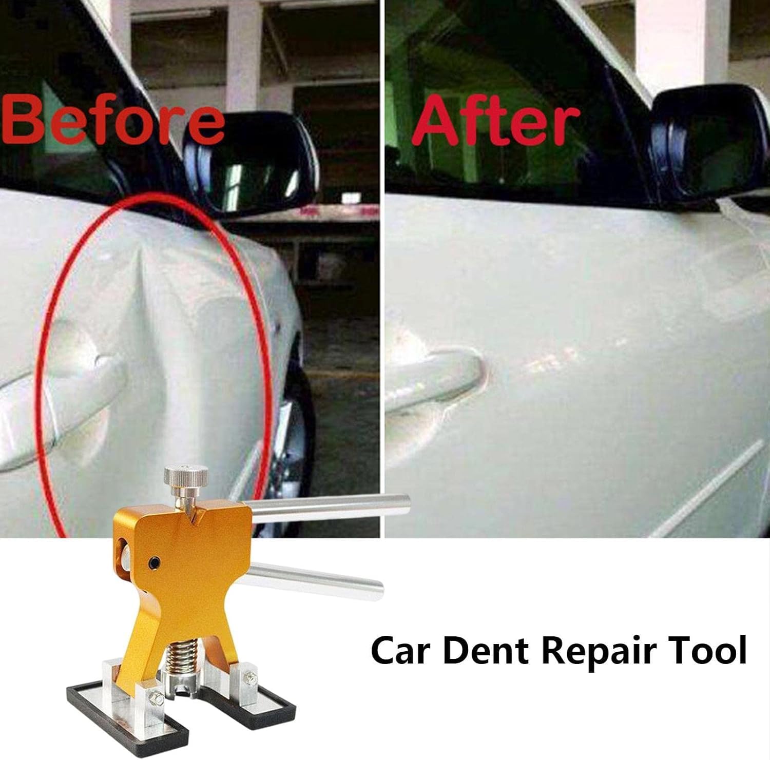 Mayhug, estrattore per ammaccature, kit per la rimozione delle ammaccature | Kit estrattore per ammaccature per auto con 18 guarnizioni, kit estrattore per ammaccature per auto, estrattore per
