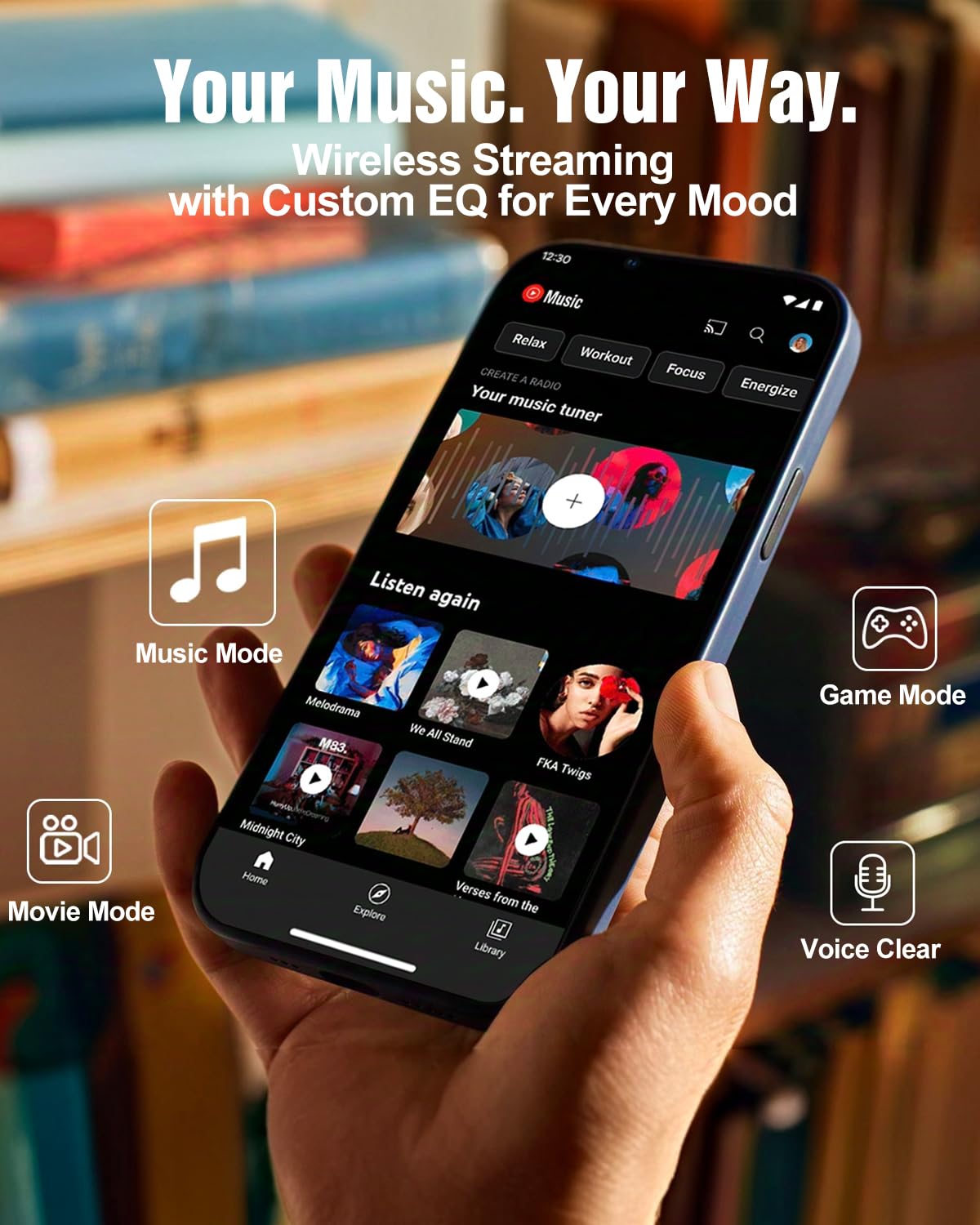 Drewniane soundbary 5.1.2, 4 głośniki surround, moc szczytowa 400 W, system dźwięku przestrzennego głośnika telewizyjnego, soundbar do Smart TV z subwooferem, głęboki bas, system kina domowego ARC/OPT