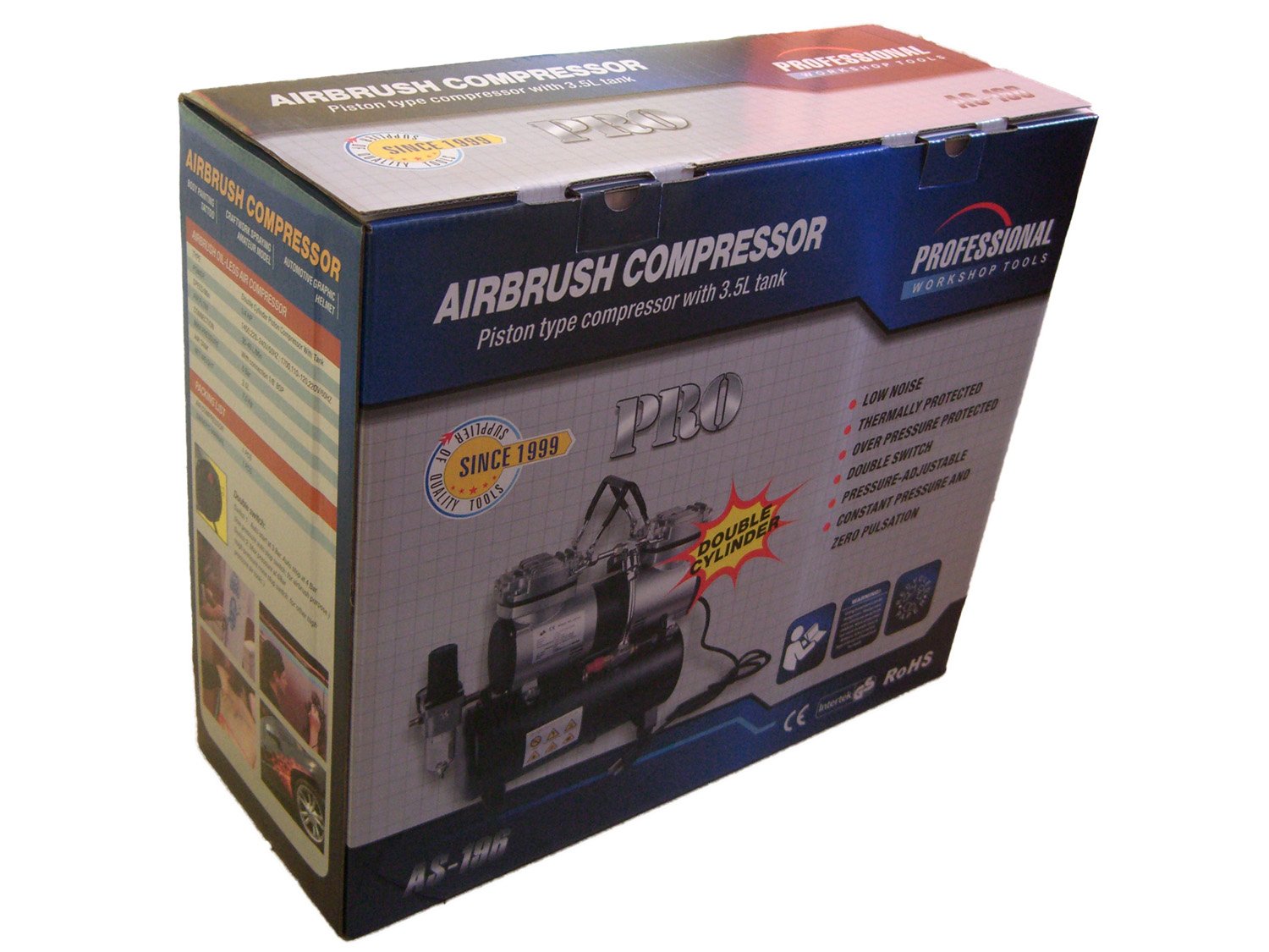 Hobby compresor con tanque de aire Fengda® AS-196