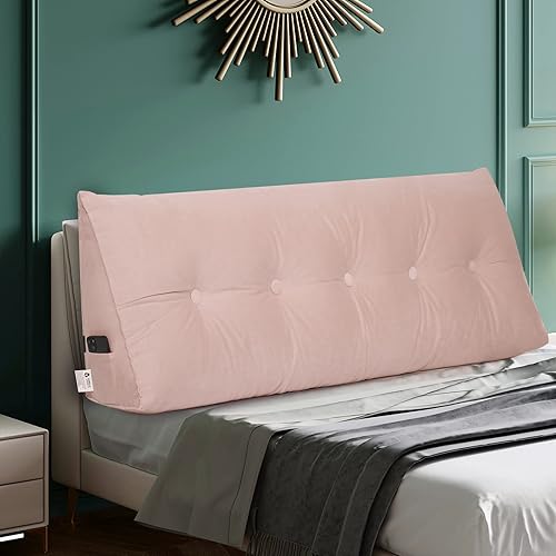 Gorilla Gadgets Almohada grande de lectura para reposo en cama, almohadas triangulares de cuña para cabecero, soporte de posicionamiento del