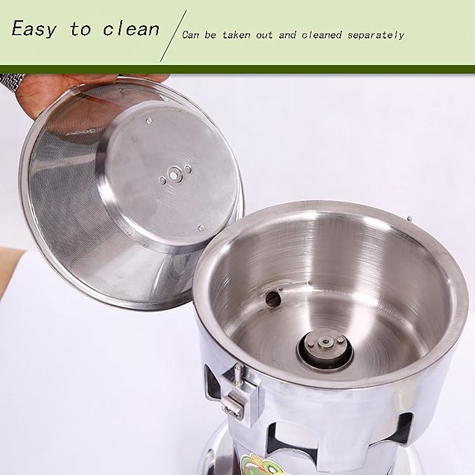 Extractor de Jugos Eléctrico 370W, Acero Inoxidable, Capacidad 80-100KG/H miniatura 5
