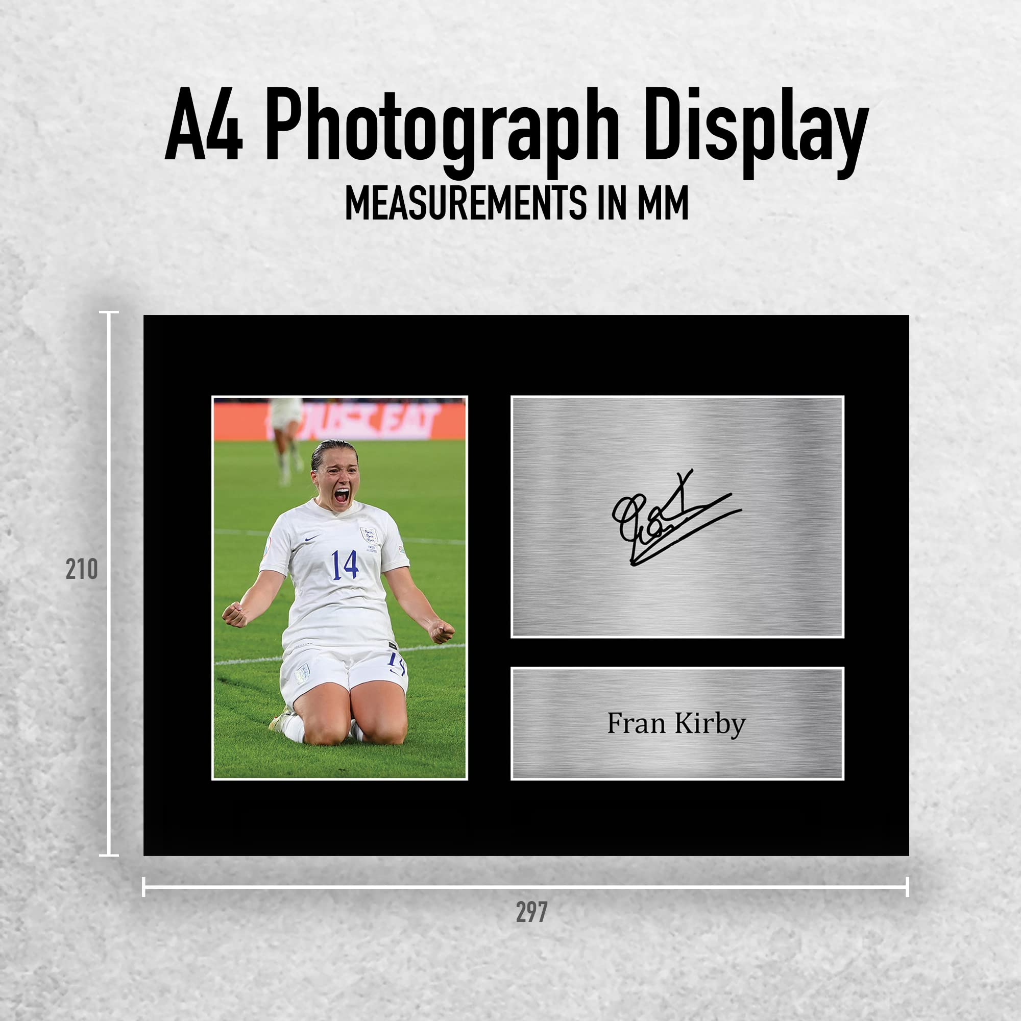 HWC Trading - Foto A4 Con Autografo Stampato Di Fran Kirby (Chelsea) - Regalo Per Appassionati Calcio Femminile