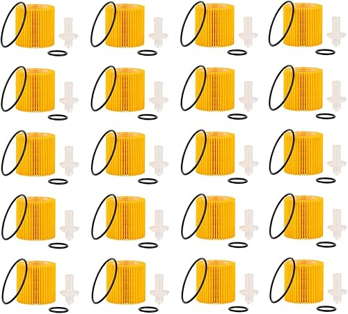 04152-YZZA1 - Filtro de aceite de motor compatible con Toyota Avalon Camry Highlander RAV4 Tacoma Sienna y más, repuesto 04152-31090 04152-YZZG1