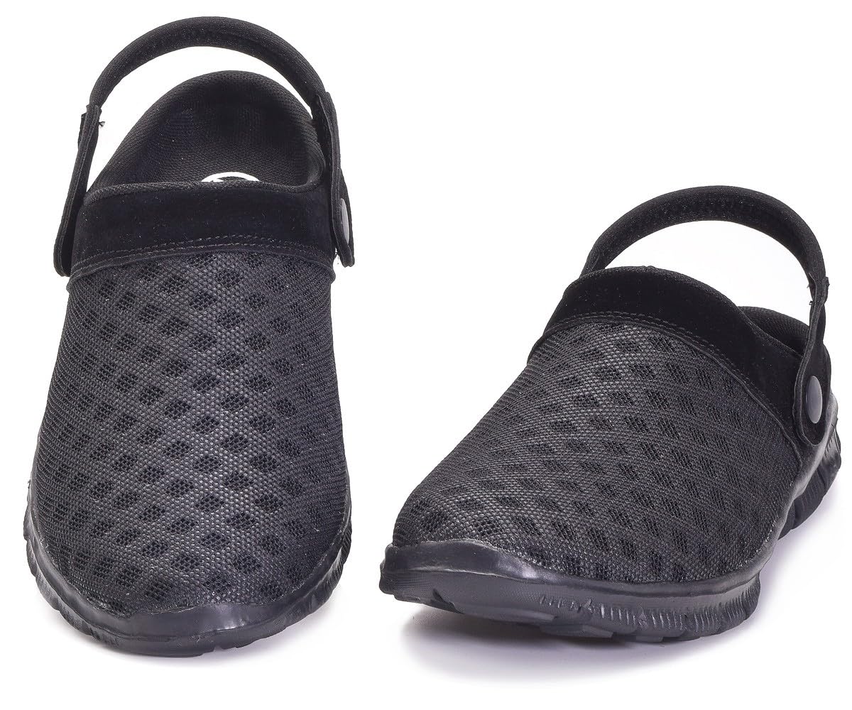 Sabots Mules pour Homme en Maille Sabot - Chaussons d'été pour Femme - Respirants - avec Semelle antidérapante - Semelle Souple - Sandales de Loisirs - Taille 36-48