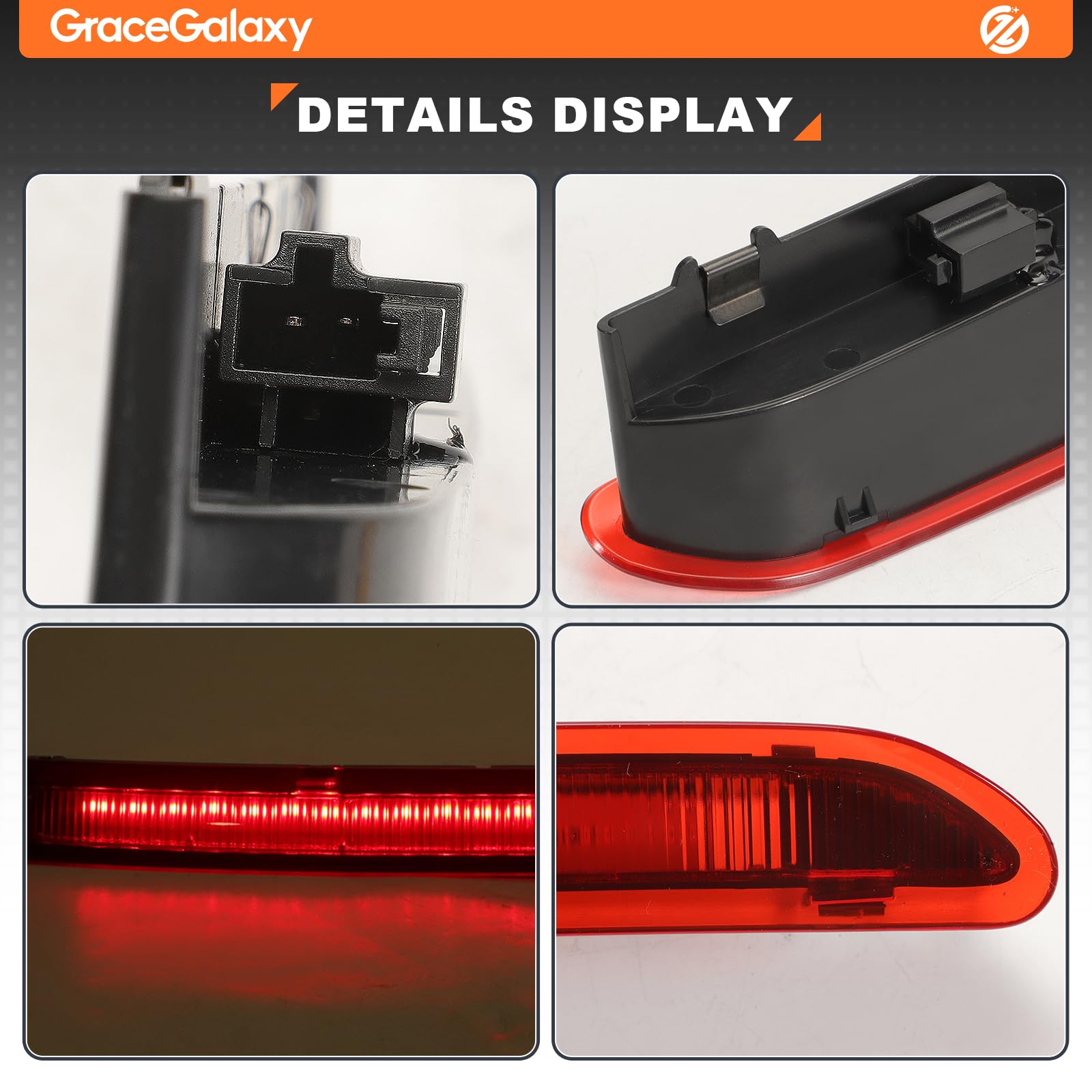 GRACEGALAXY Troisième feu stop pour Sk0da Golf Polo Tig-u-a-n 5G0945087B 5K0945087B