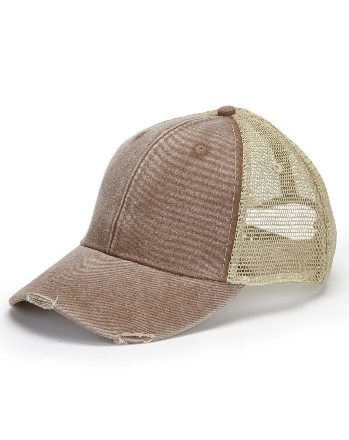 Adams Distressed Ollie Cap OS MISS MUD/ TAN