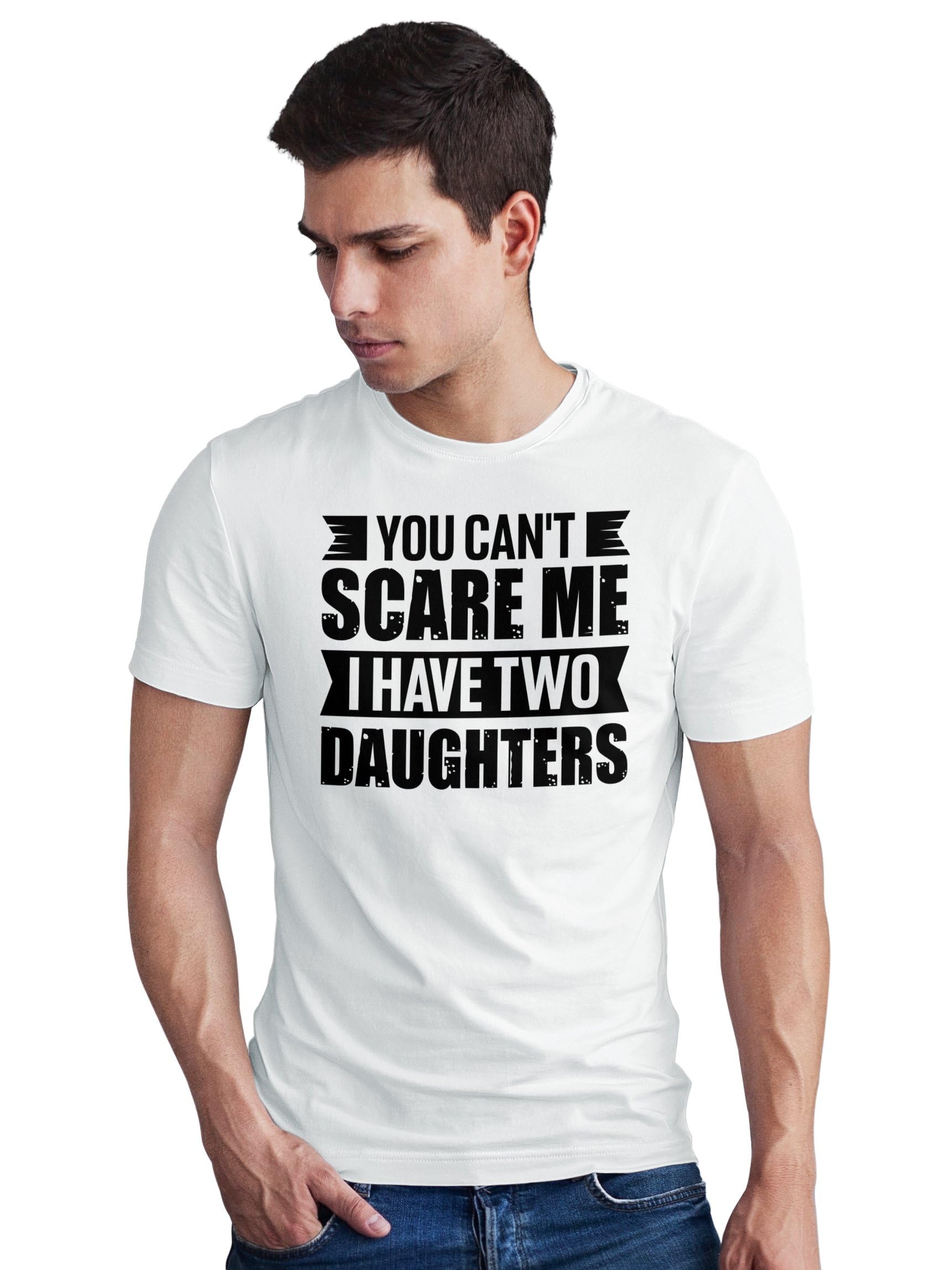 You Cant Scare Me T-Shirt, Funny Dad Daughter Father Gift Two-picture-35