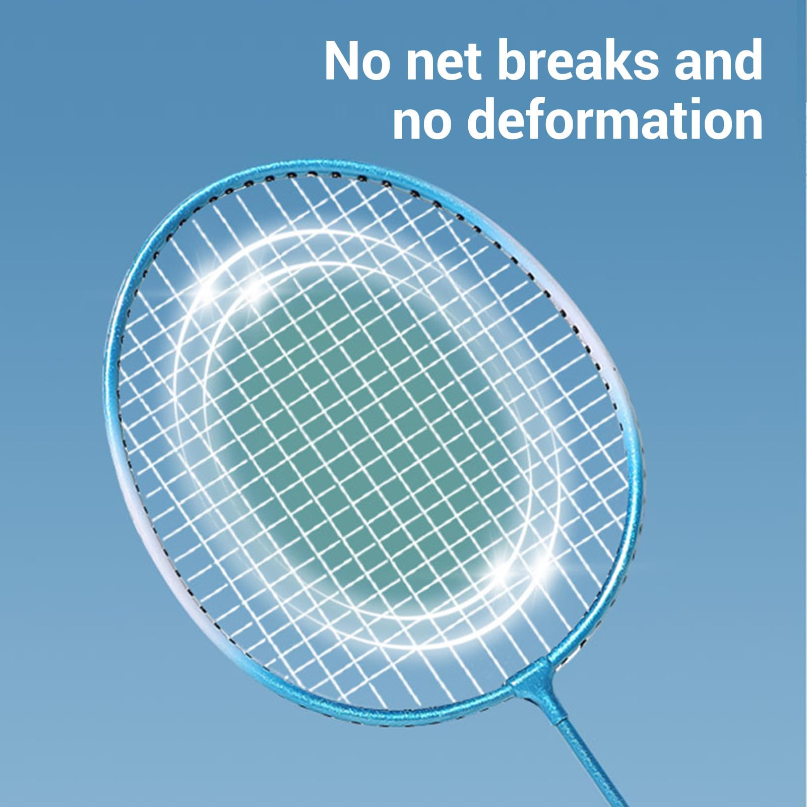 Juego de Bádminton Profesional con Raquetas y Volantes de Primera Calidad para Diversión Familiar, Material de Aleación de Hierro, 2 Raquetas y 3 Volantes