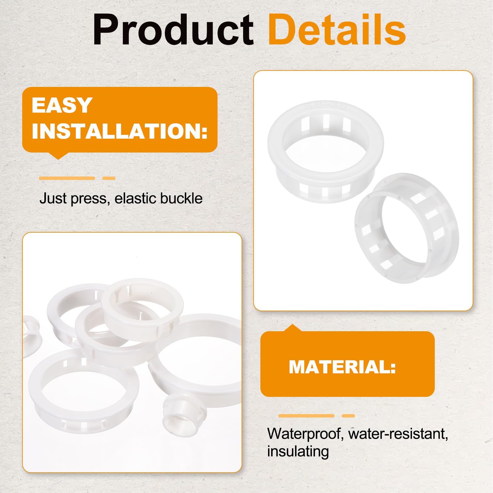 PATIKIL 24pcs Wire Grommet - Image 3