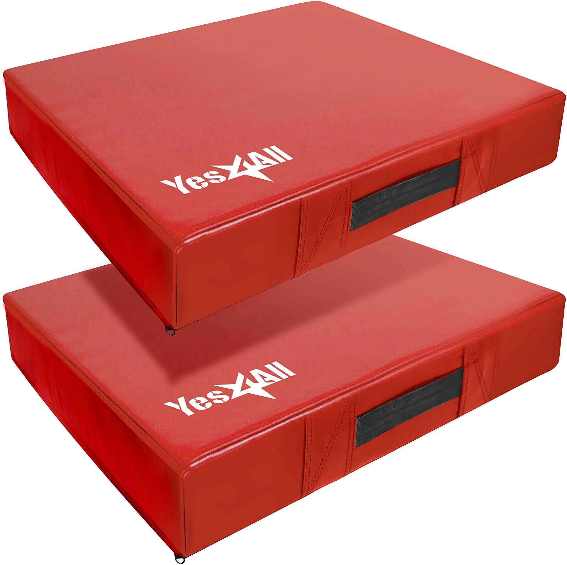 Silencer Drop Pads/Weightlifting Drop Pads with PVC Cover & Easy Carry Handles – Sold in PairsVariation Theme