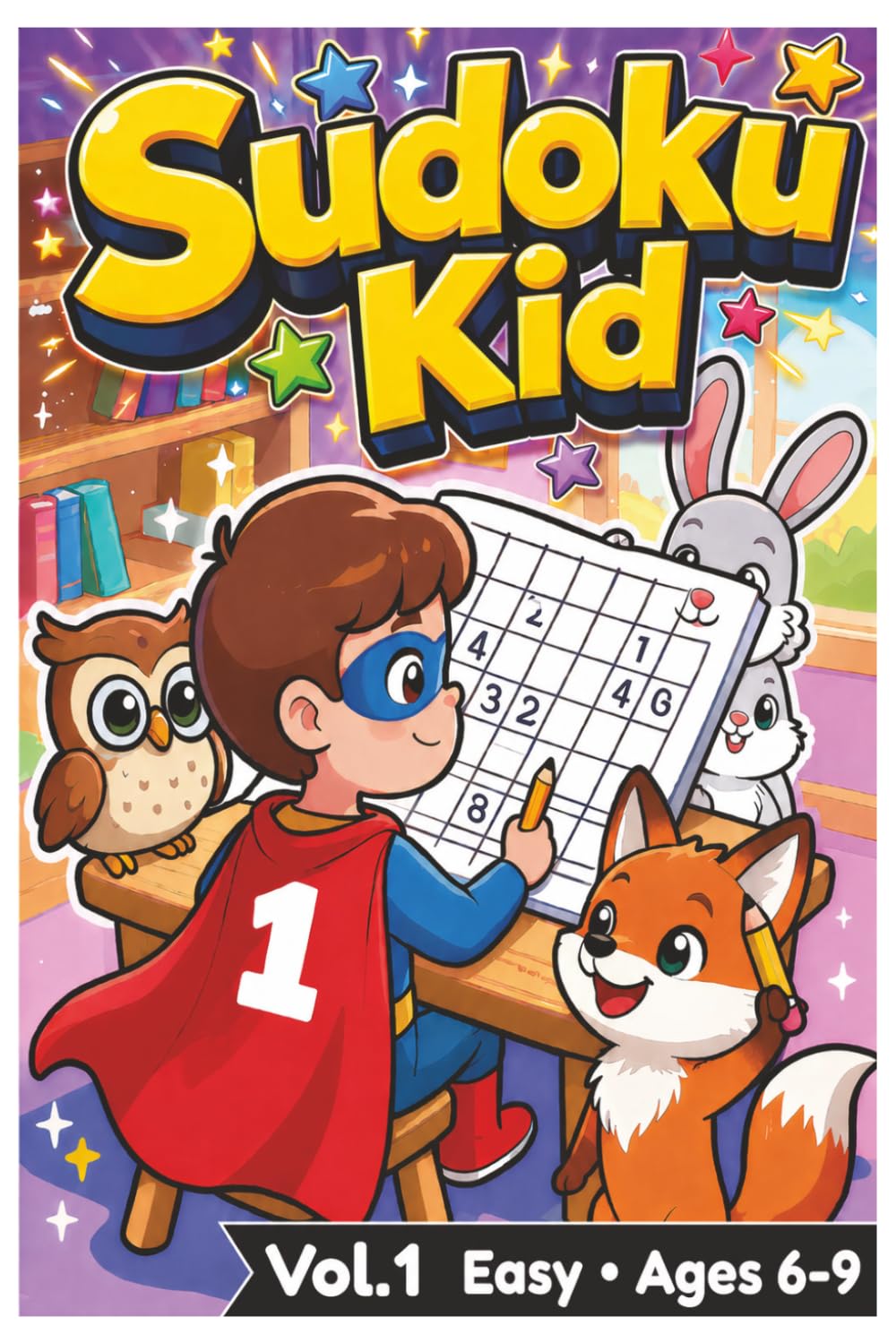 Sudoku Kid: Sudoku Puzzles | Sudoku Fun | Sudoku Kids | Sudoku For Beginners | 6x9 inches, 110 Pages | 50+ Puzzles | Solutions Included