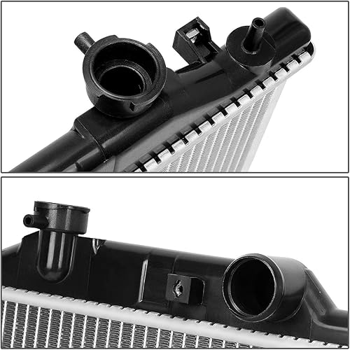 Miniatura 32 de DNA Motoring OEM-RA-1574 Reemplazo de radiador de núcleo de aluminio atornillado estilo OE compatible con 93-98 Impreza AT&MT, 27-1/16 pulgadas