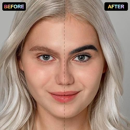 Miniatura 2 de Libeauty Kit de color negro para pestañas, kit de cejas, coloración voluminosa rápida con herramientas completas Kit de color de pestañas para salón