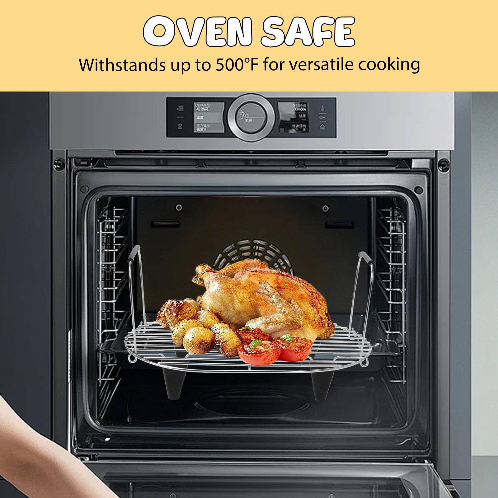 Steam and Roast Rack Compatible with Ninja Foodi Possible Cooker