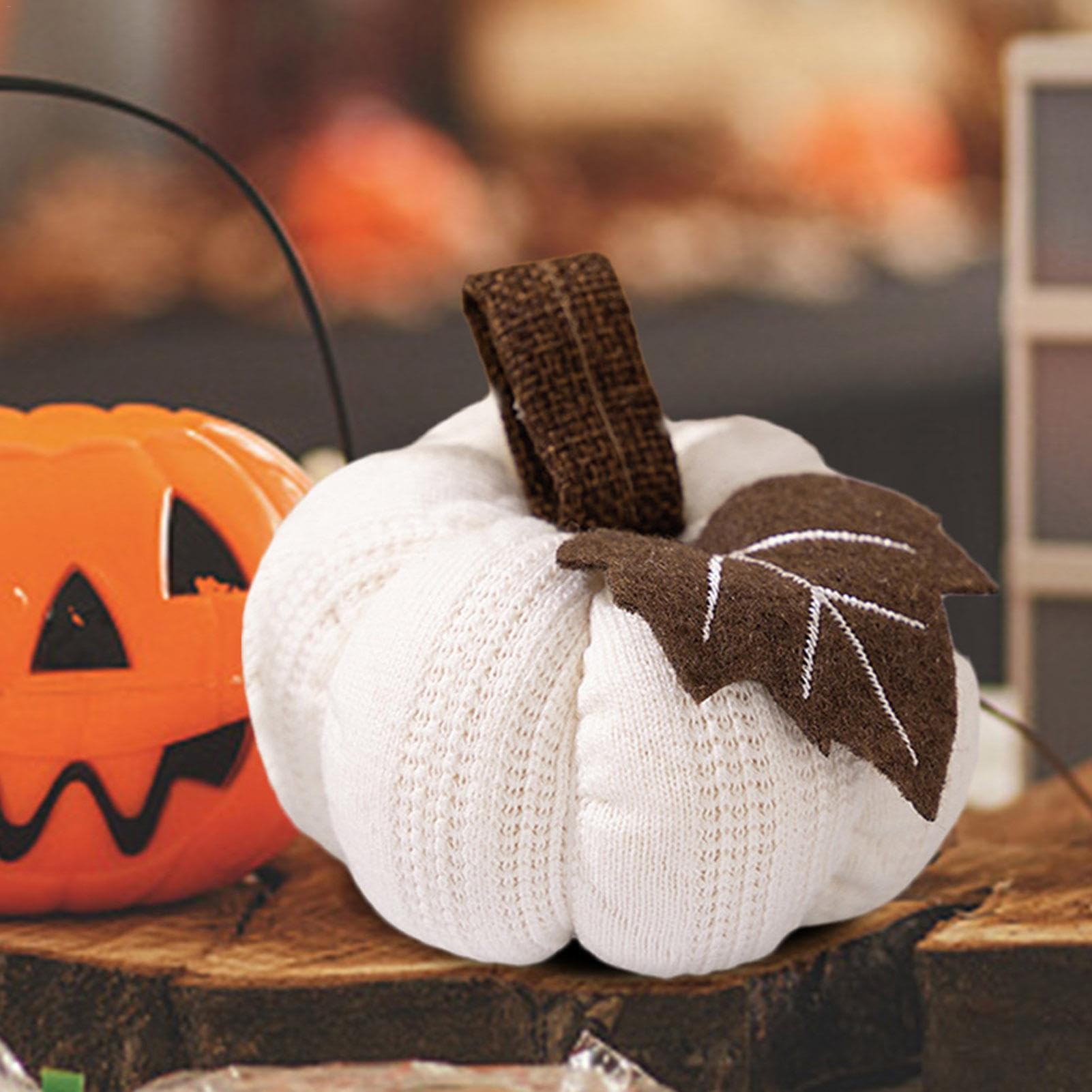 Zucca All'Uncinetto Decorativa - Arancione, Autunnale, Per Camino O Mensola, Fatto A Mano - Foto 2