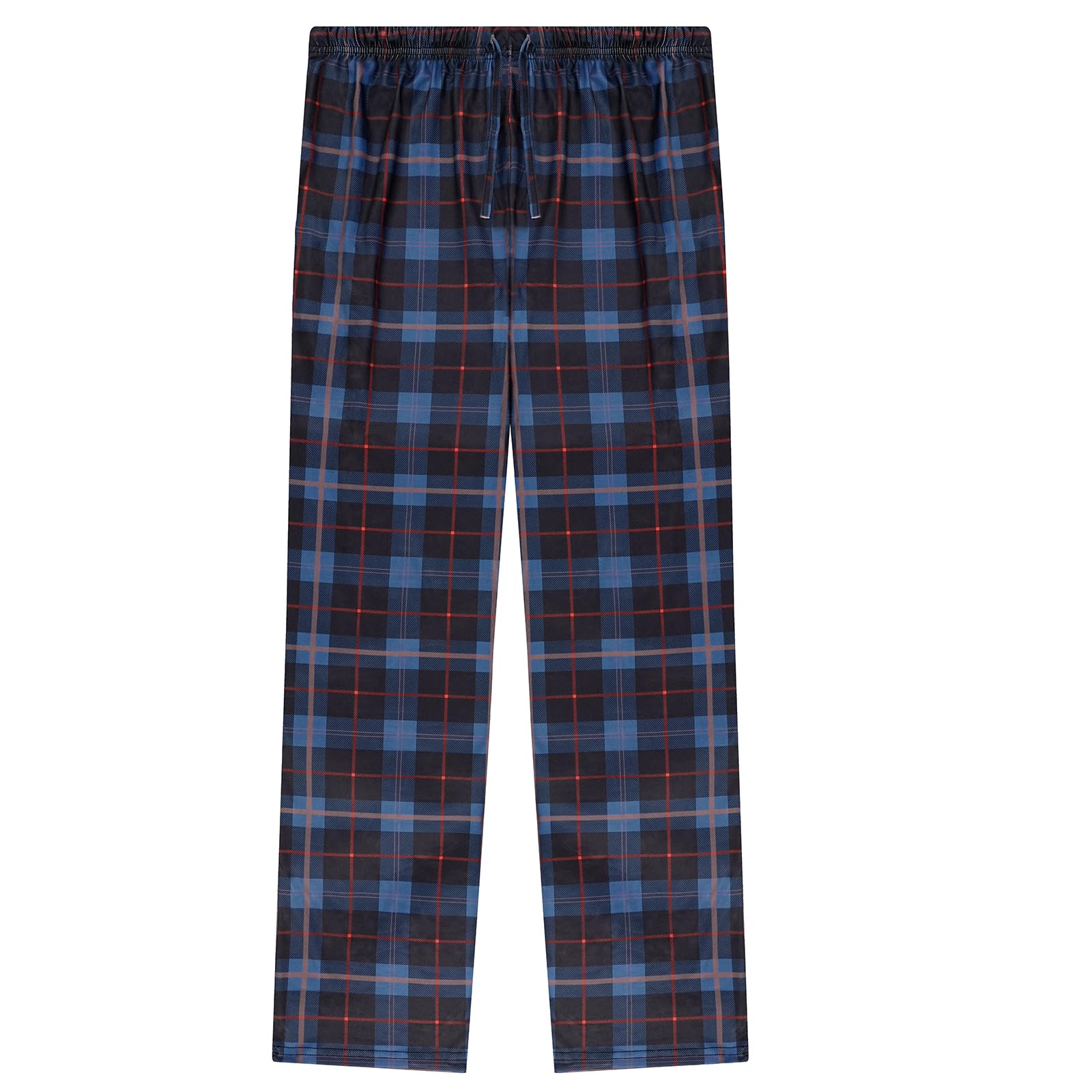 AUYAO Pijama Hombre Pantalones con Bolsillos Largos Otoño Invierno