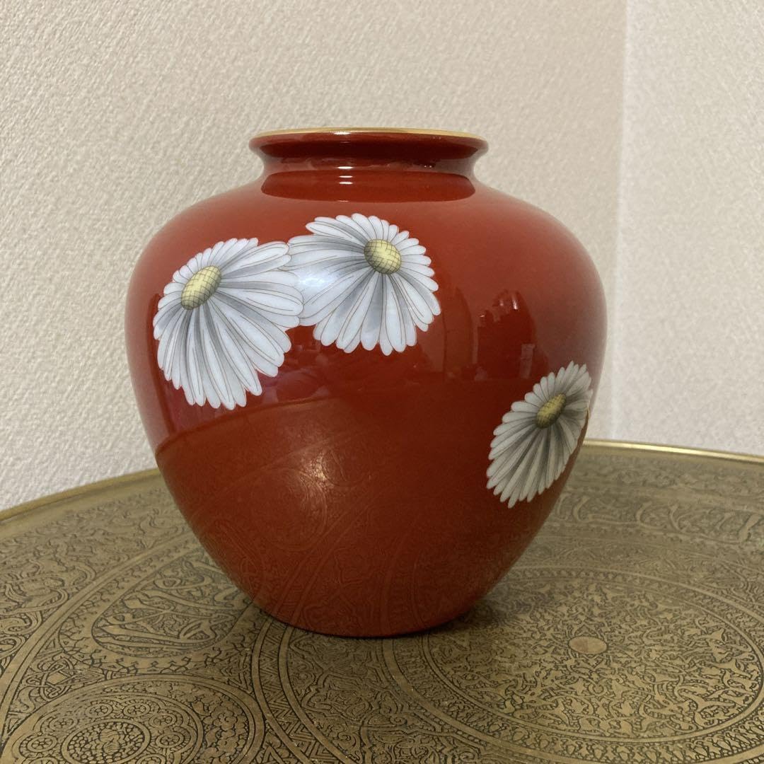 Amazon.co.jp: 1955年 オールドノリタケ 白菊 花瓶 月桂樹N印 日本陶器 