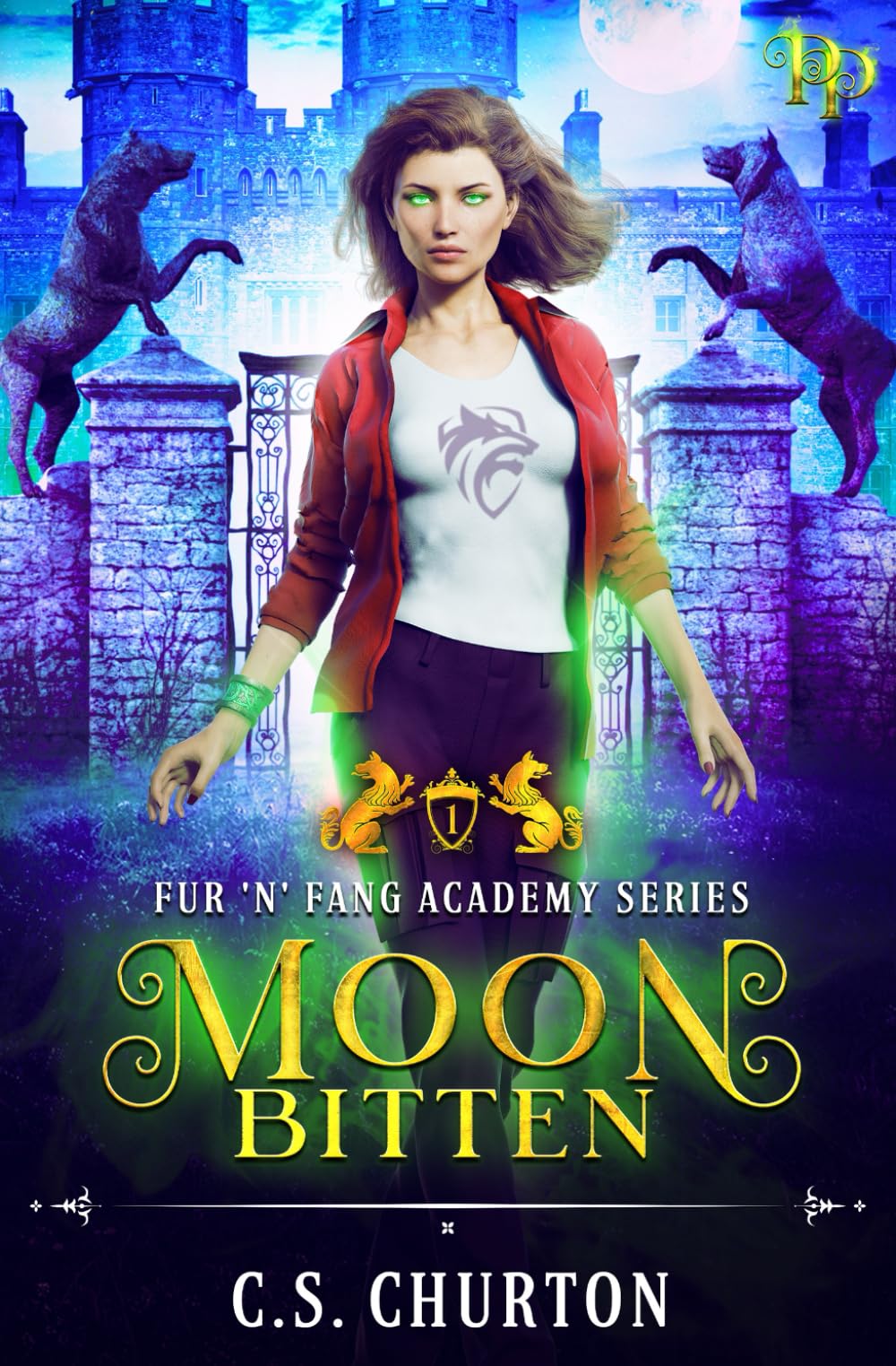 Moon Bitten (Fur 'n' Fang Academy Book 1): A Shifter Academy Novel