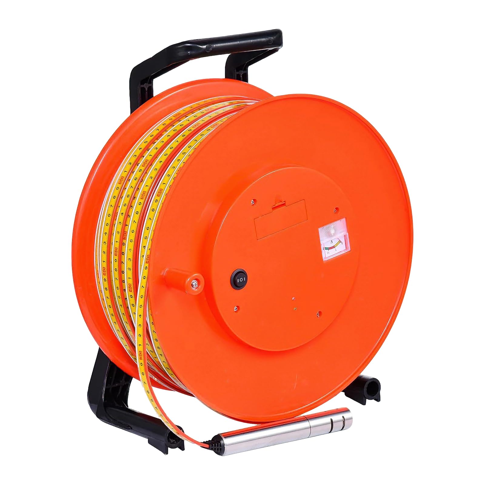 Jauge de niveau d'eau ruban acier et sonde pour forage et piézomètre
