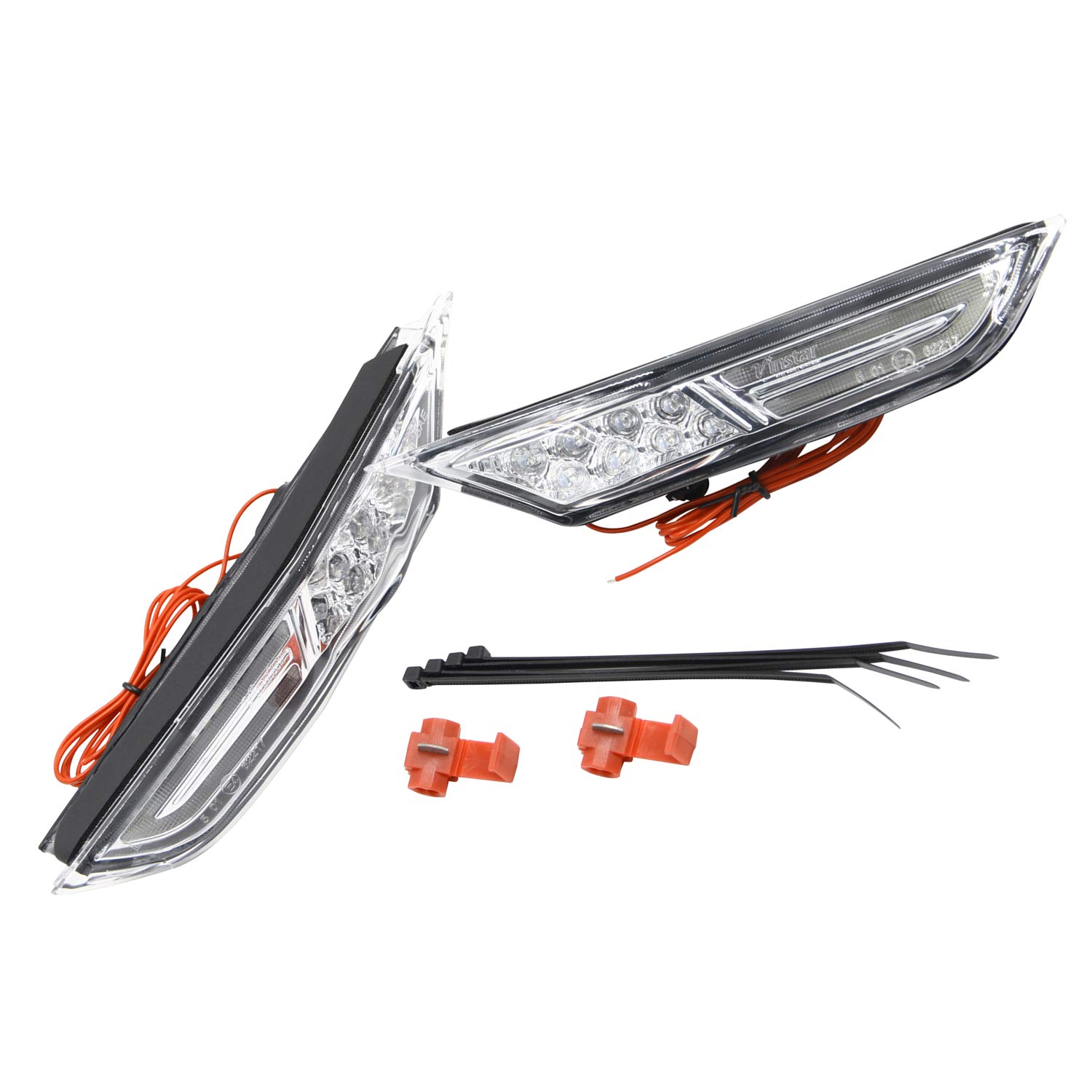 Amber Full LED 2-in-1 Side Marker DRL Turn Signal Light For 07-22 Nissan GTR R35 | UK - Foto 13