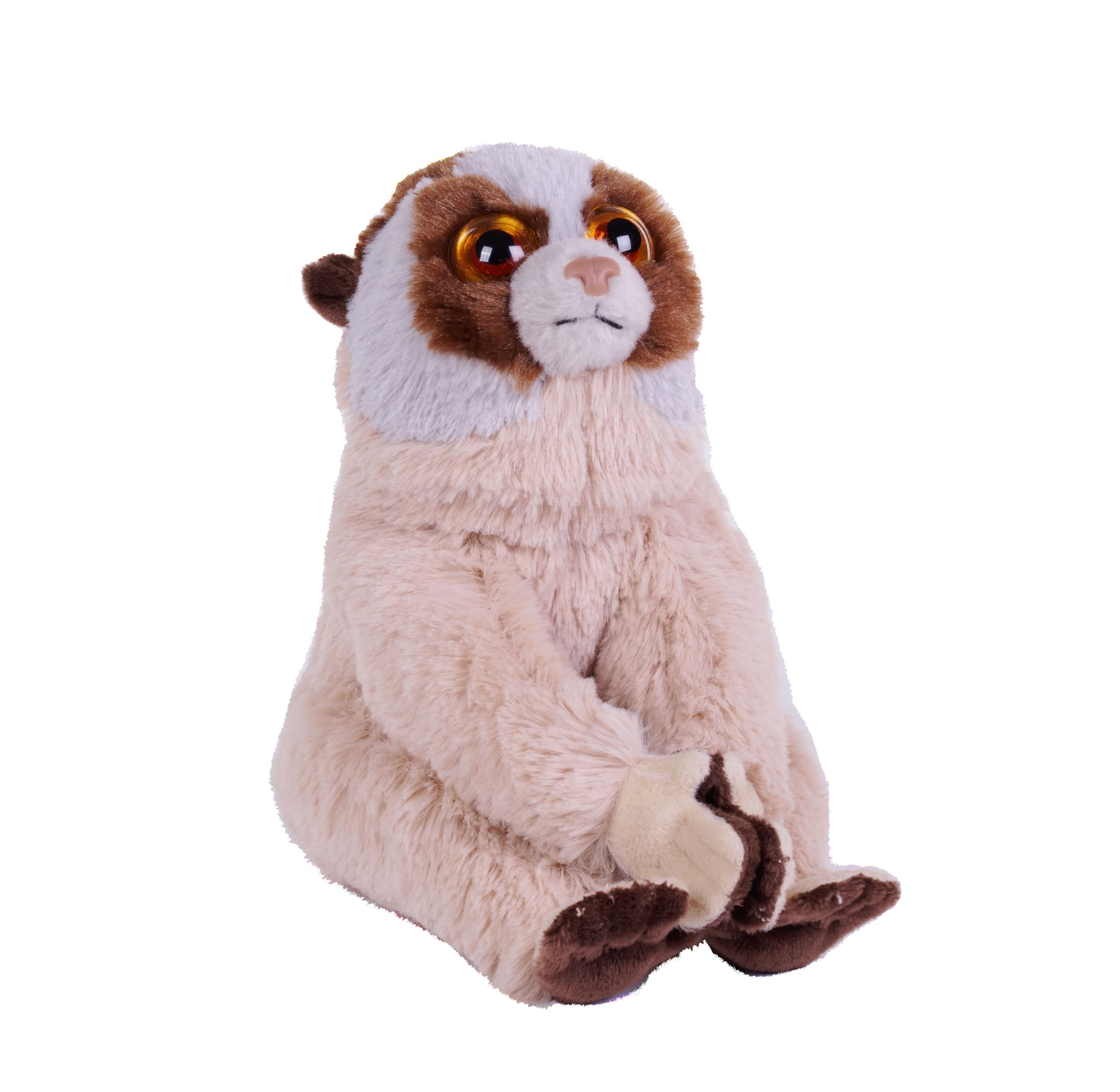 Wild Republic Cuddlekins Mini Slow Loris, Stuffed Animal, 8 Inches, Plush Toy, Fill is Spun Recycled Water Bottles