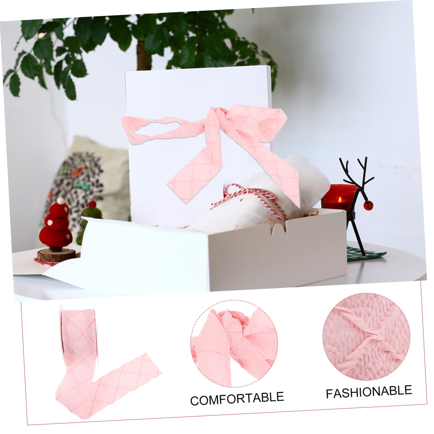 SHINEOFI 5 Rollos Correas Con De Vistoso Cinta Para Envolver Cintas Para Manualidades De Raso Para Envolver Floral Nupcial Ancha Para Rosa Tela