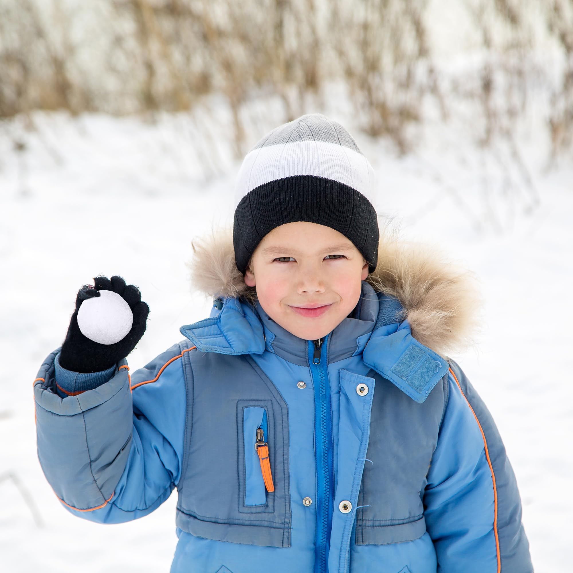 Elcoho Lot de 200 fausses boules de neige artificielles de 5,1 cm pour fête de Noël