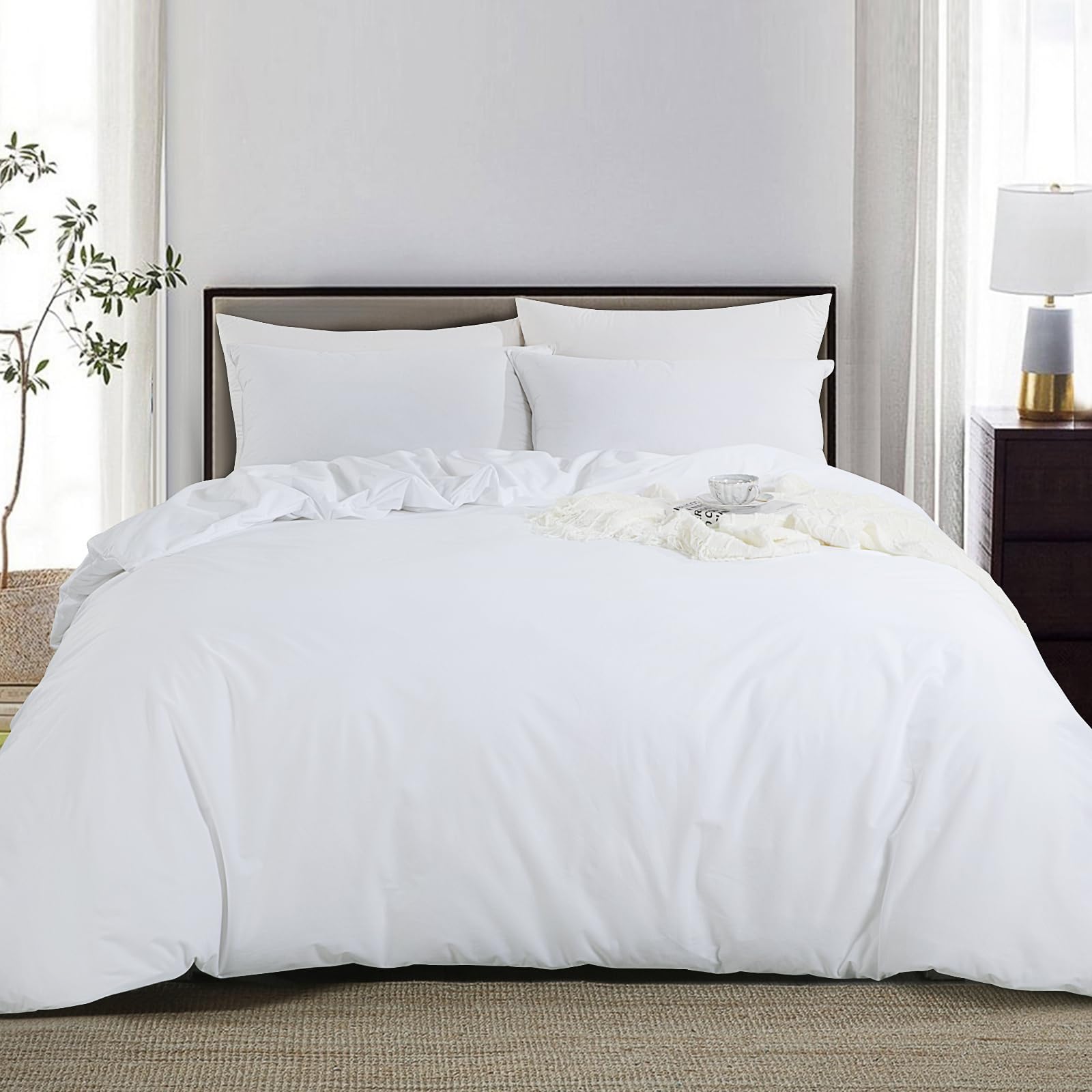 Waterproof Duvet Cover Incontinence Comforter Protector Bedding King Size Washable