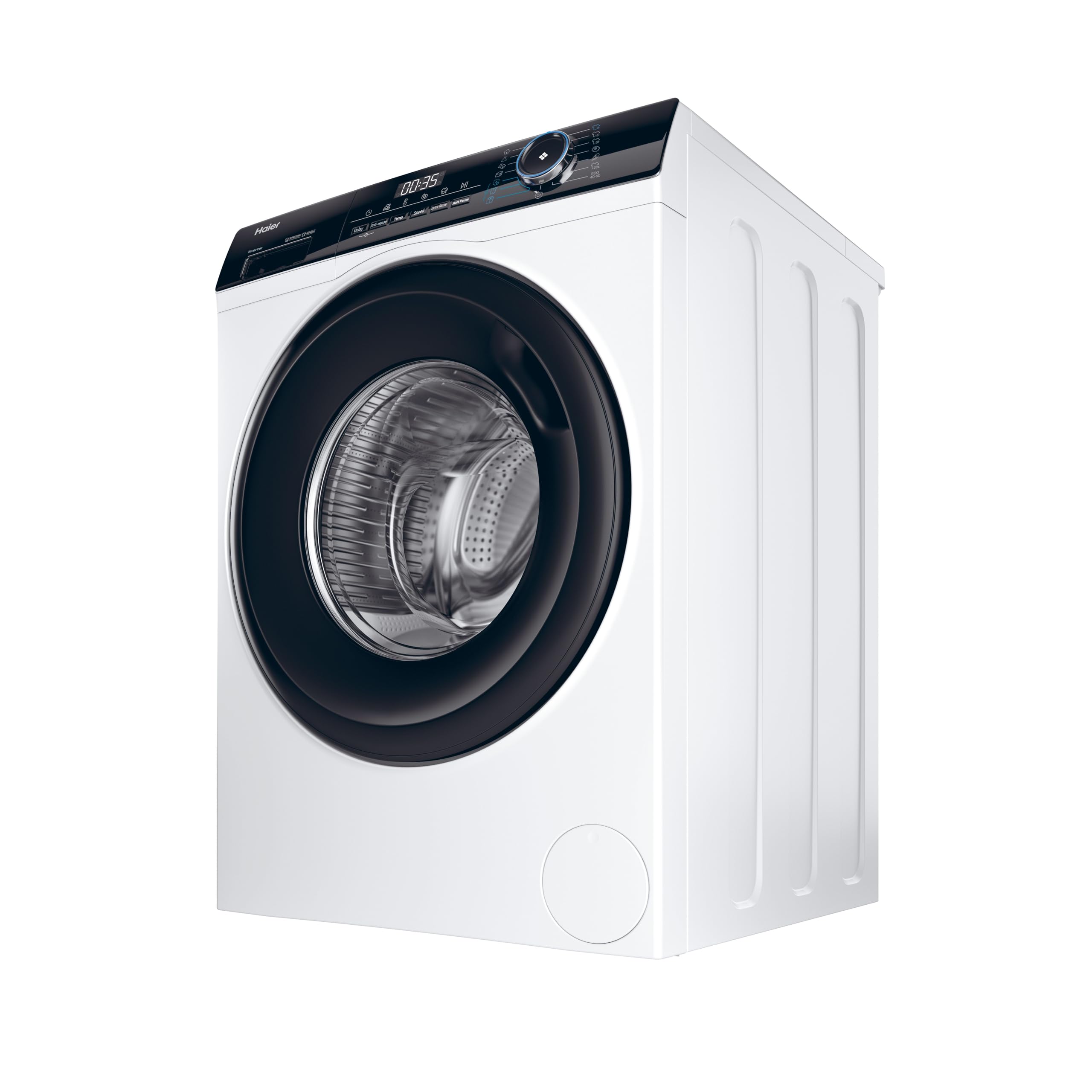 Haier I-Pro Serie 3 Lavatrice 8 Kg, 1400 Giri, Classe A, Bianca | Vapore, Partenza Ritardata, Libera Installazione, 15 Programmi, AxLxP 85x60x62 cm, HW80-BP14939-S