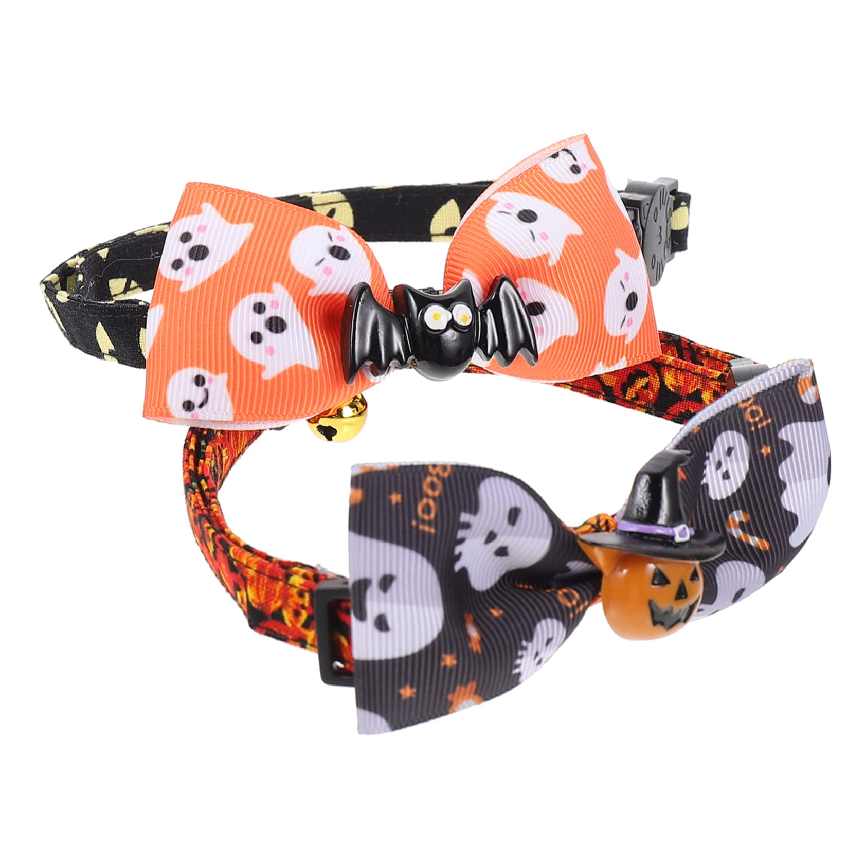 YARNOW 8 Pz Collare per Animali Domestici Catena per Il Collo Dell'animale Domestico Morbidi Collari per Gattini Collane per Animali Domestici di Halloween Collare per Gatti Poliestere