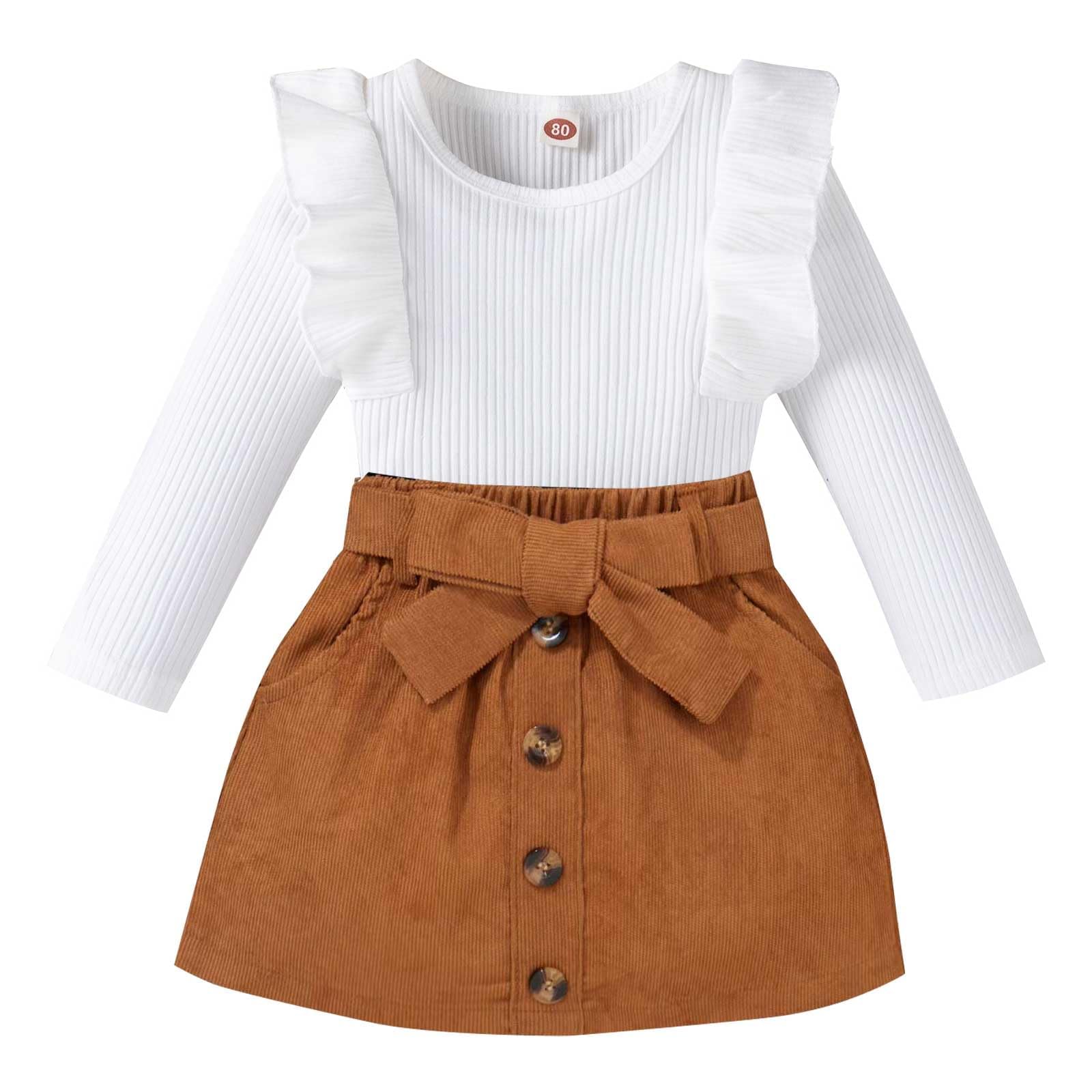 LYQTloml Ruffle Skirt Set