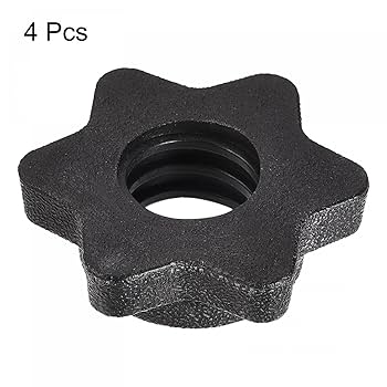 Amazon | uxcell ダンベル六角ナット プラスチック 滑り止め