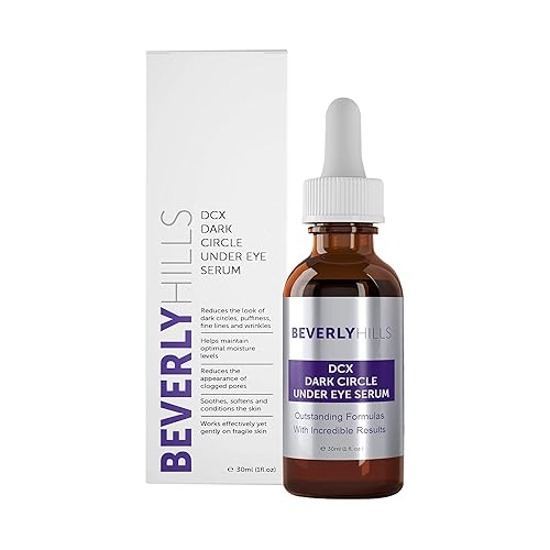 Beverly Hills DCX - Suero para debajo de los ojos para arrugas, ojos hinchados y ciclos oscuros para todo tipo de piel, suero antiarrugas con algas