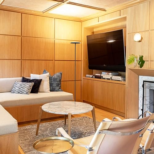 Miniatura 9 de Brightech Torchiere Lámpara de pie LED Sky Super Bright Lámpara de pie para salas de estar y oficinas  Regulable, lámpara de pie alta para lectura