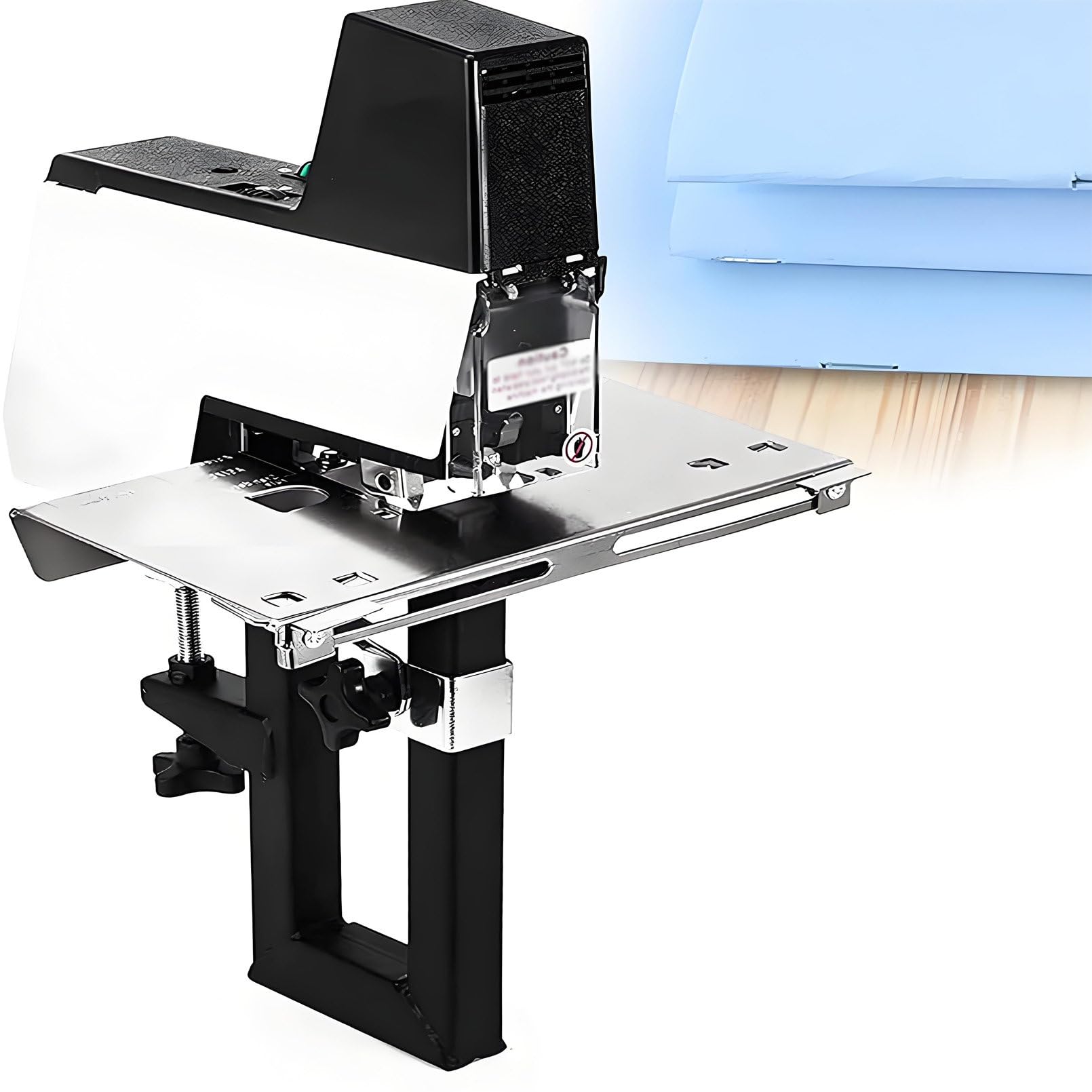 Automatyczny zszywacz elektryczny, spoiwo siodełkowe o pojemności 210 z zabezpieczeniem przed zacięciem, Heavy Duty A3 Plate Book Binding, Regulowana grubość do 30 arkuszy, ergonomiczny przełącznik st