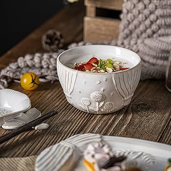 Amazon｜食器セット 3点入り 蒲公英エンボス ボウル お皿 調味料