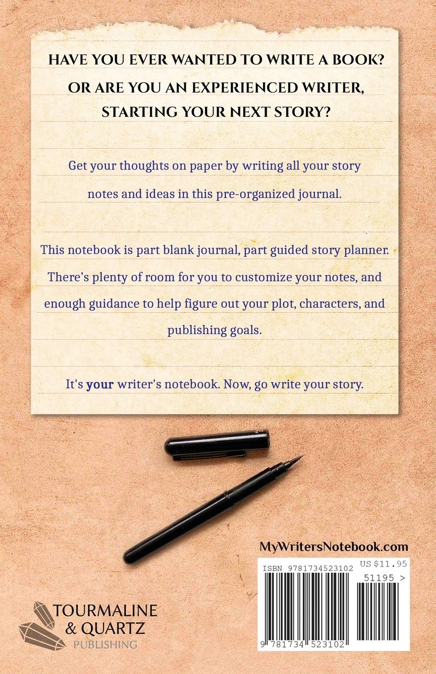 Writer's Notebook: A Guided Journal to Plan Your Story