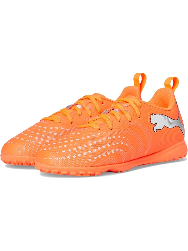 Orange PUMA Future 9 Play Turf Training Soccer Cleats (Little Kid/Big Kid)