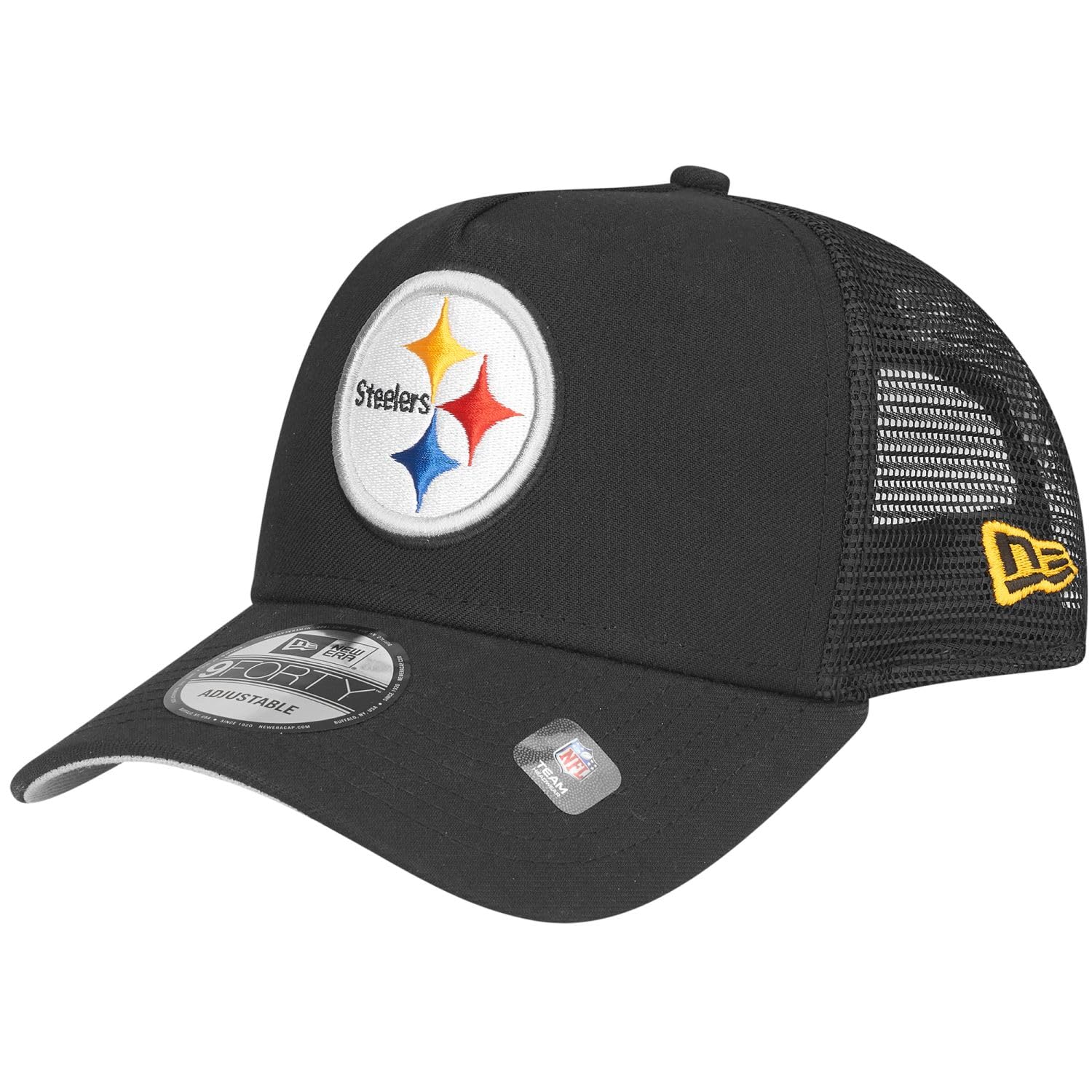 New Era A-Frame Snapback Trucker Cap - Pittsburgh Steelers - One Size