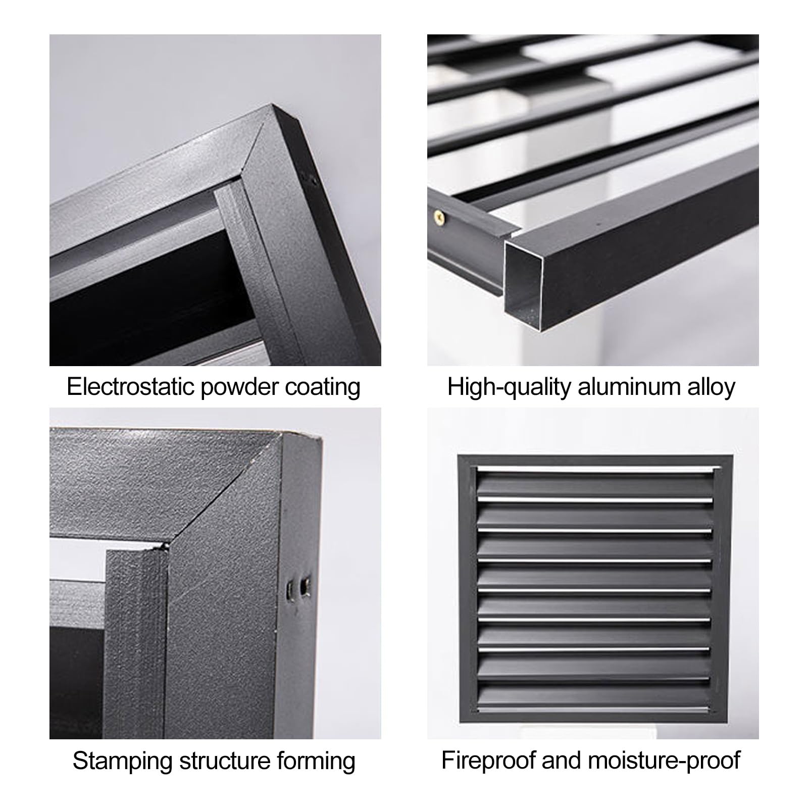 Cubierta de aire acondicionado para exteriores, protector de unidad de CA de aluminio, resistente a la intemperie, cubierta de aire acondicionado exterior