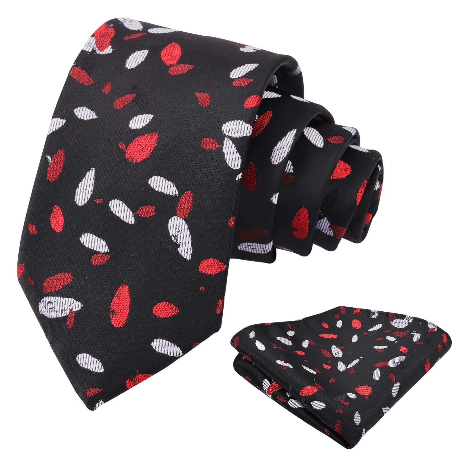 Alizeal Mens 3.15'' Gradient Novelty Tie Set with Pocket Square