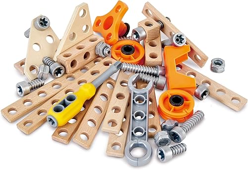Miniatura 5 de Hape Junior Inventor Experiment Starter Kit | 42 juguetes de construcción de construcción, kit de ciencia STEAM para niños de 4 años en adelante