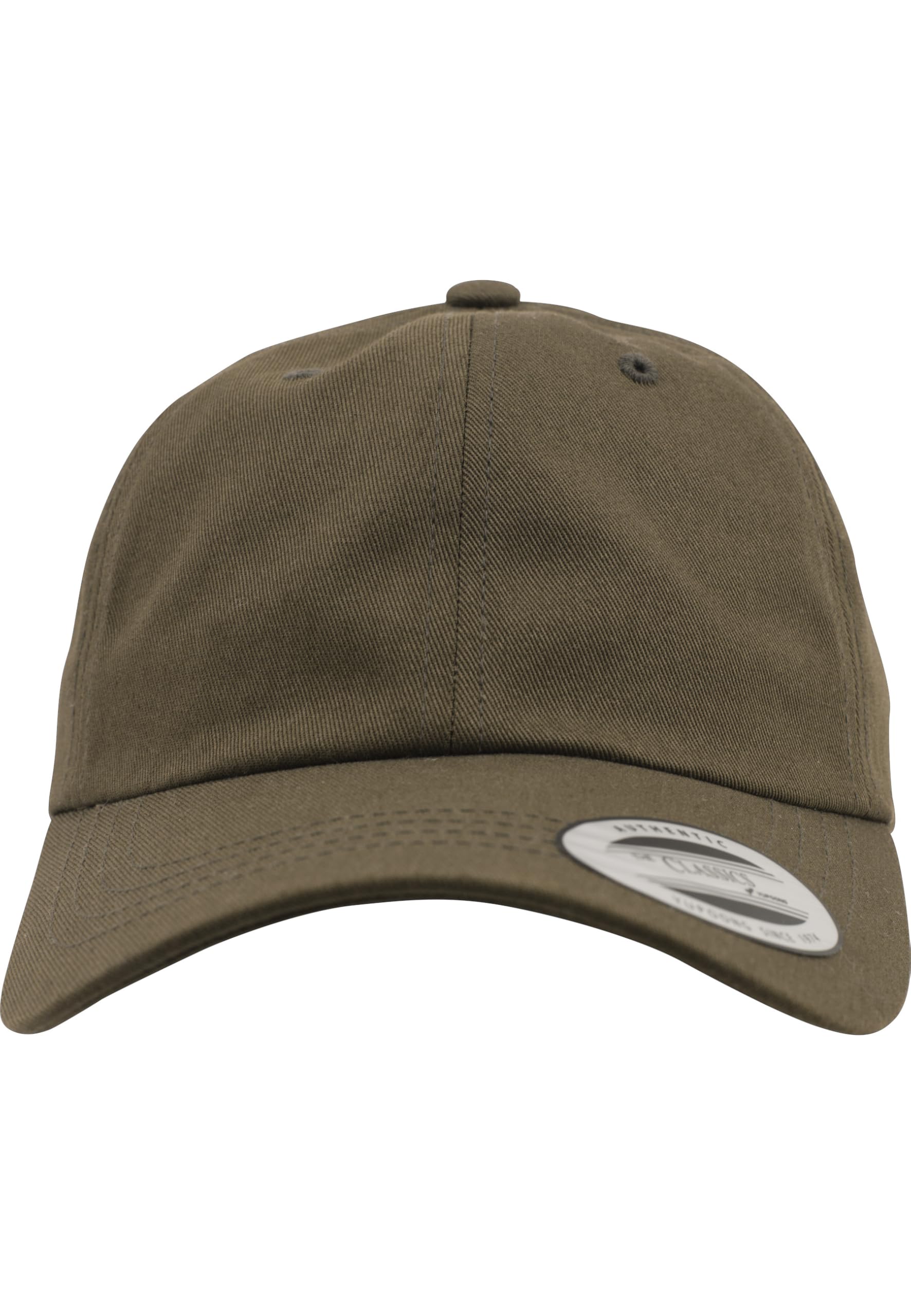 Yupoong Flexfit Low Profile Cotton Twill Unisex Dad Hat Cap für Damen und Herren, 6 Panel Baseball Cap unstructured mit Messingverschluss, buck, One Size