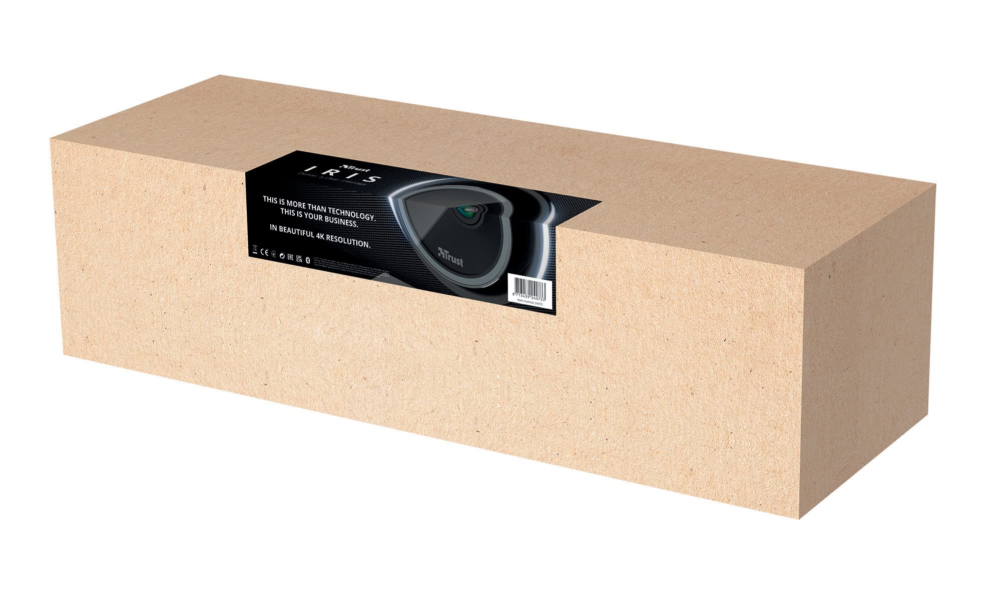 Trust 24073 IRIS 4K Ultra High Definition Conference Camera Plug and