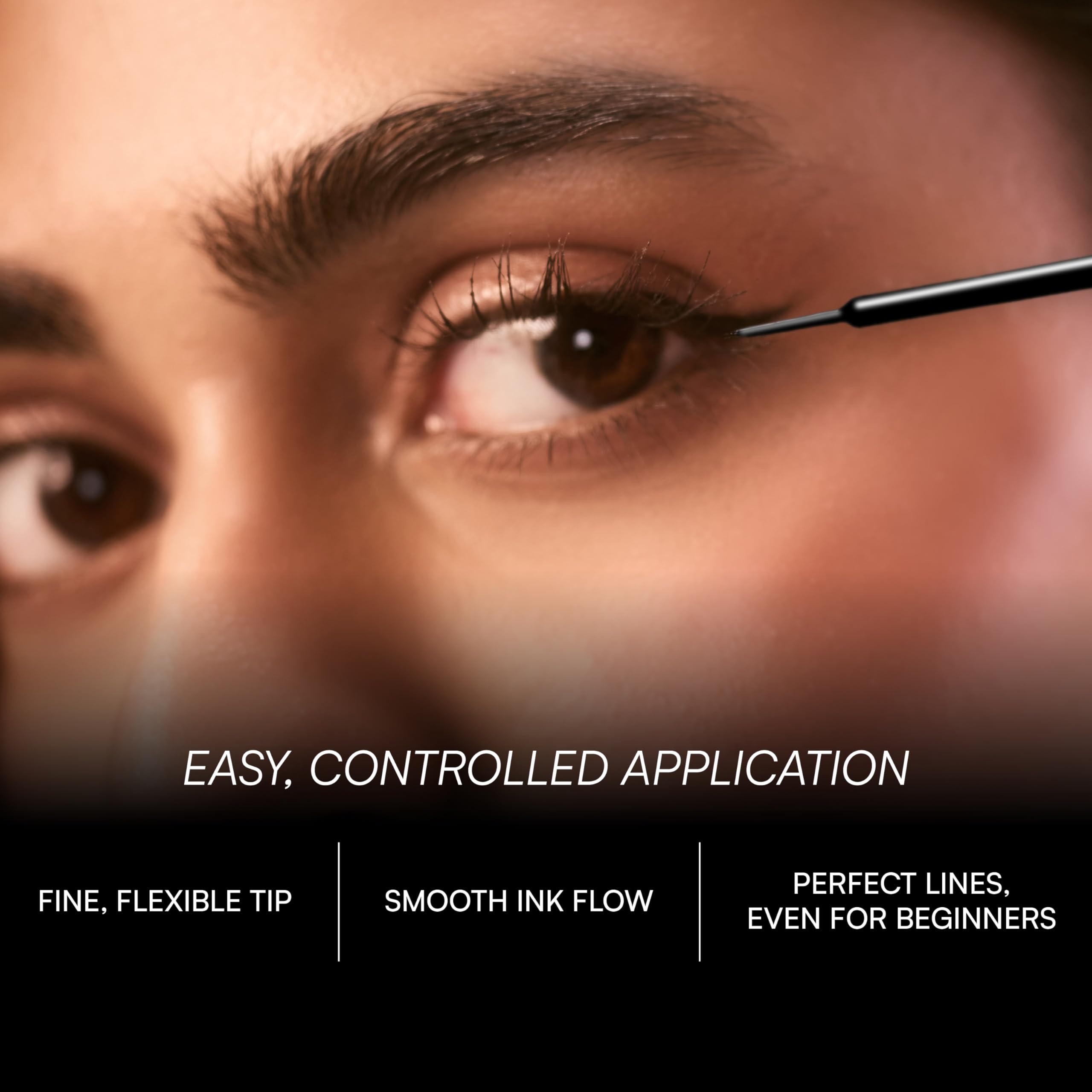 Dream Beauty Lunation Liquid Eyeliner for Women | Waterproof, Smudge-Proof & Cry-Proof | Jet Black Matte | Long Lasting | Precision Tip | 4.5ml 1