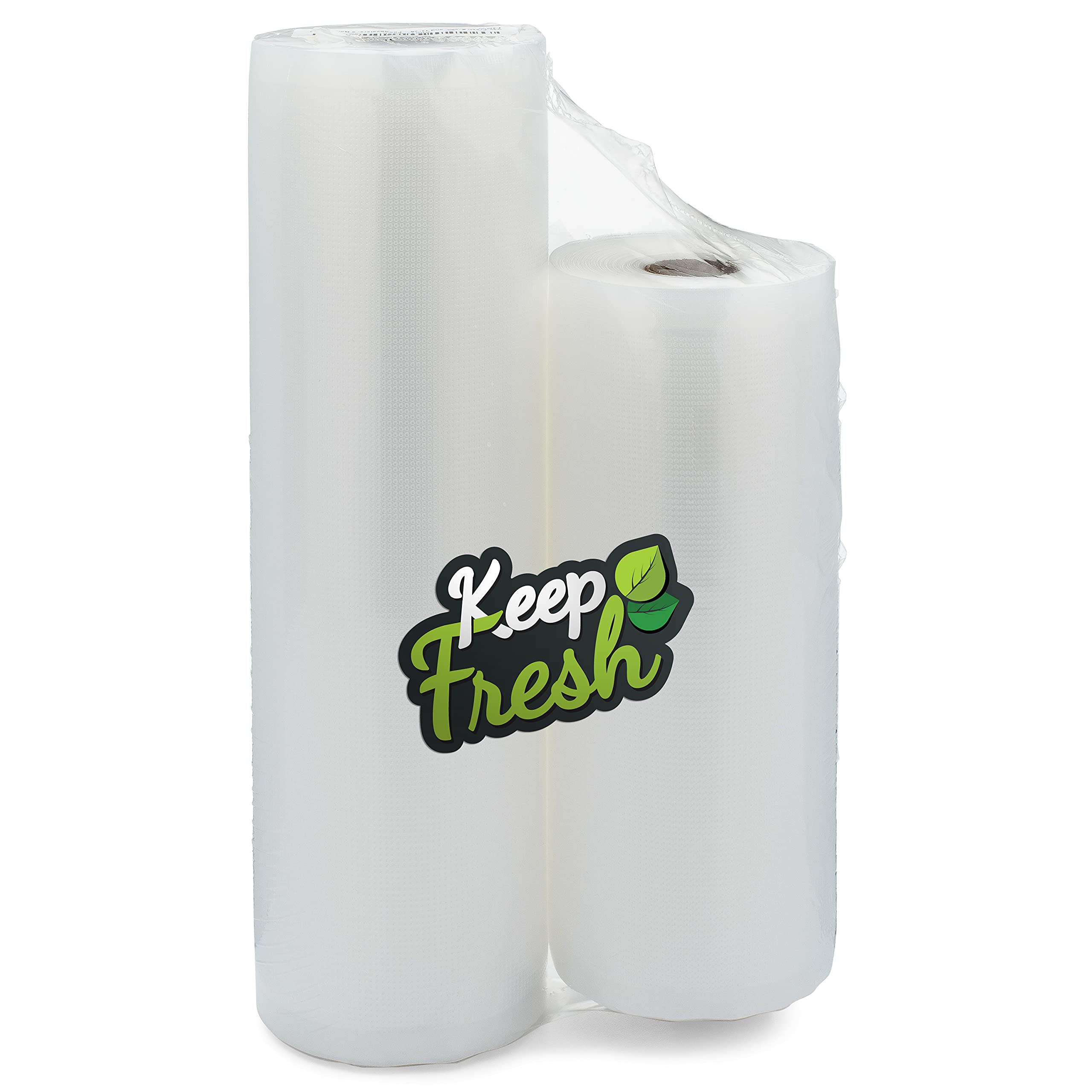 Keep Fresh Food Rolki zgrzewarki próżniowej (20 cm x 50 stóp i 28 cm x 50 cali, 2 rolki), torby do przechowywania żywności o grubości 3,5 mil do przechowywania żywności Sous Vide i zamrażarki (300 stóp)