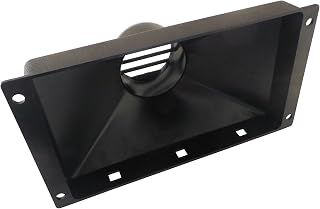 13.5" x 7" x 6" Deep ABS Plastic Dust Hood with 4" OD Opening for Dust Collector Systems 73479
