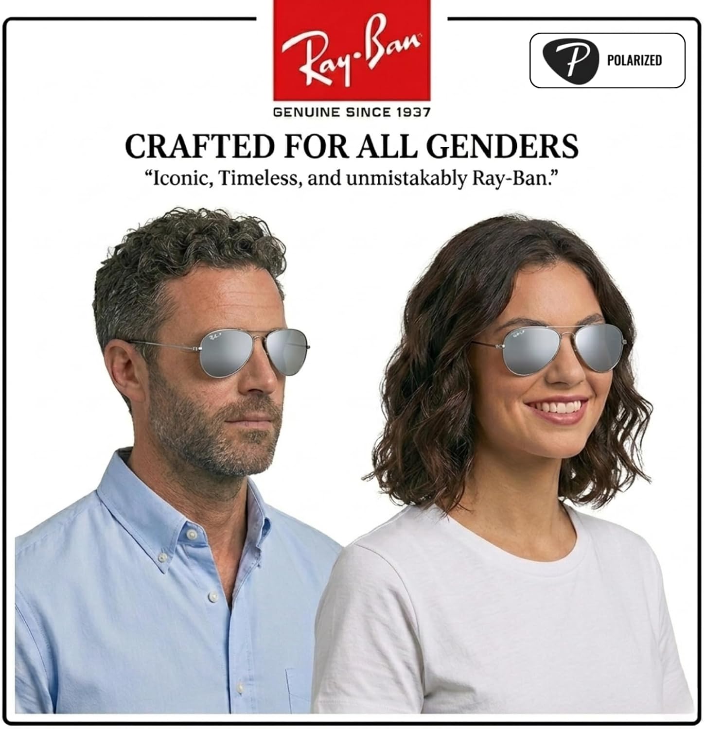 Ray-Ban RB3025 AVIATOR MIRROR Pilot Shaped Sunglasses for Men & Women with Official RAYBAN Eyewear Kit