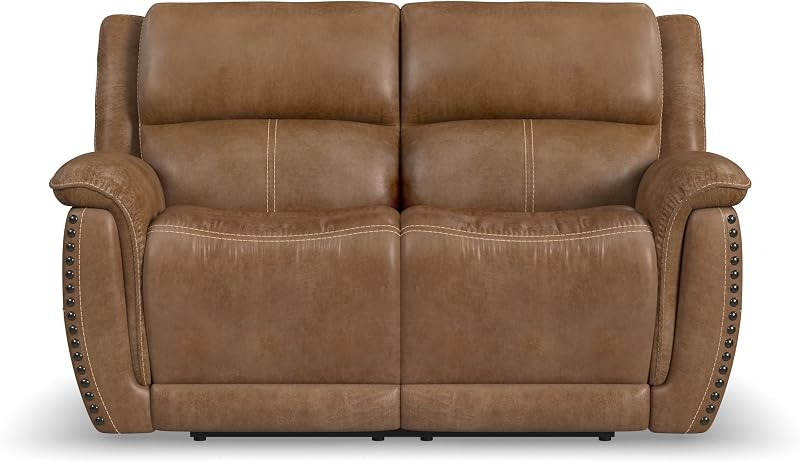 Flexsteel Beau Power Reclining Loveseat with Power Headrests image 3