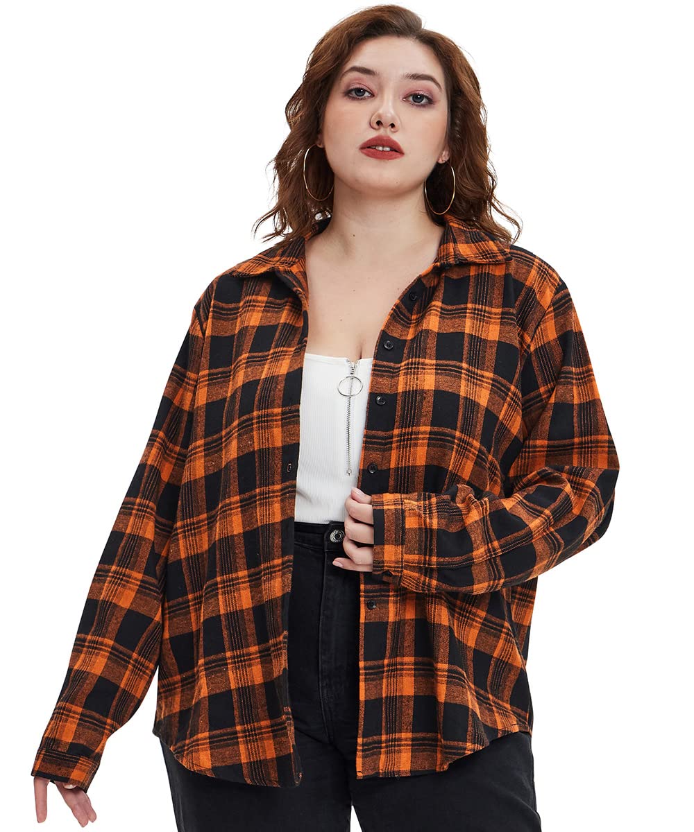 Boyfriend Shirt For Women Plus Size Button-Down Shirts For Men S